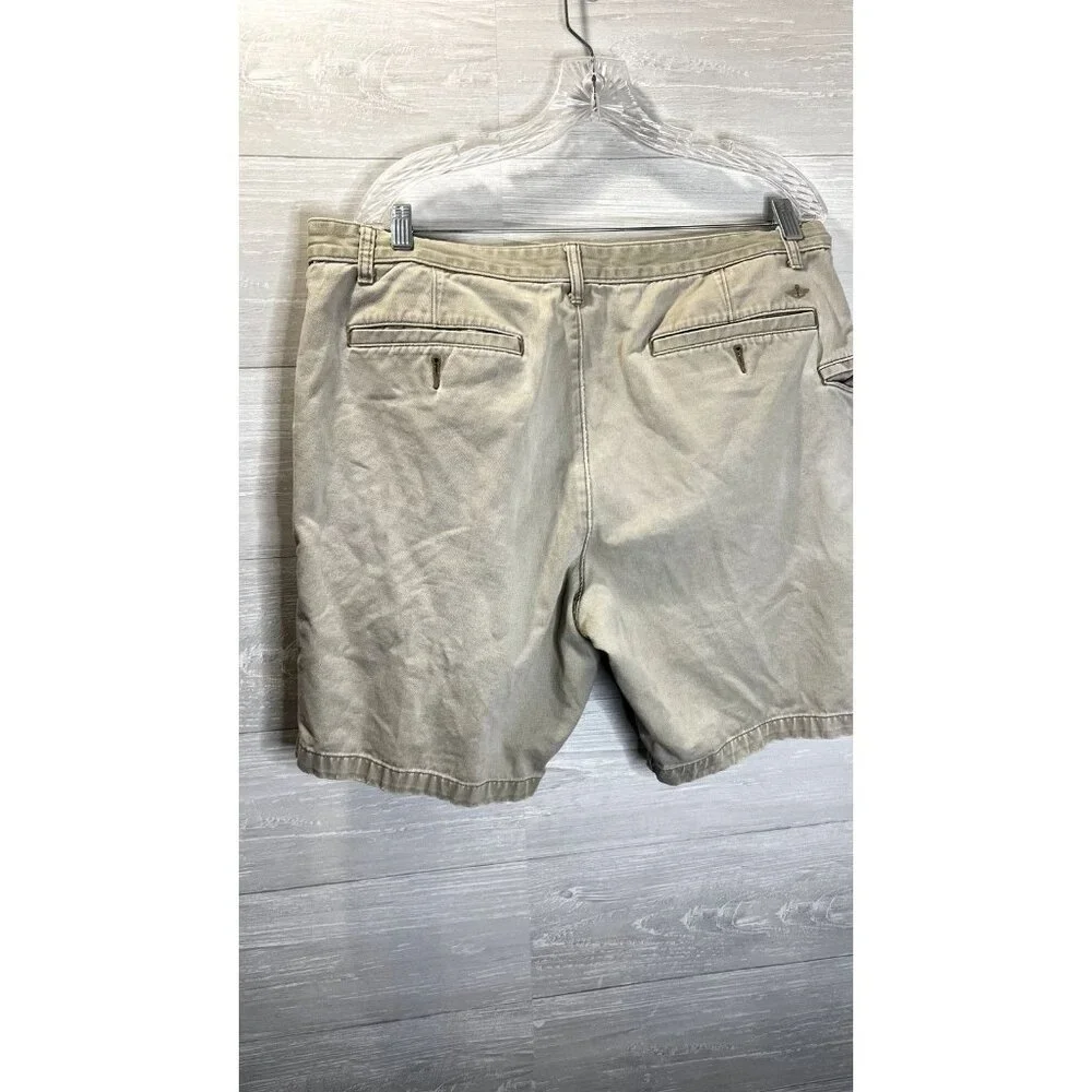 Dockers Men's Khaki Zip fly Comfort Short‎